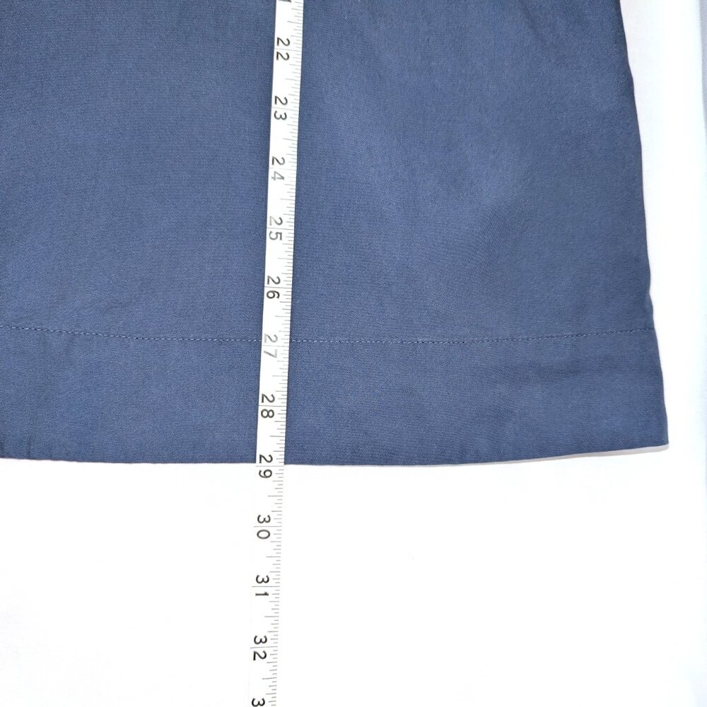 UpWest | Sleeveless Shift Dress Tencel in Slate Blue | Size	XS - Picture 8 of 11